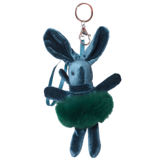 ACCESORIU GEANTA IEPURAS VERDE BLANITA