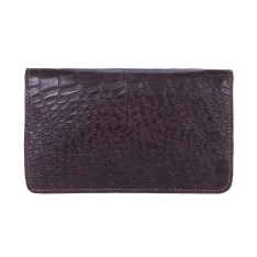 GEANTA ZEVO CLUTCH DAMA MARO PIELE NATURALA ILINCA