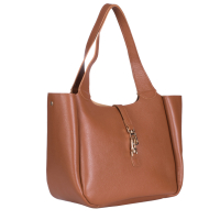  GEANTA ZEVO DAMA CARAMEL PIELE NATURALA TIP SHOPPER ILINCA