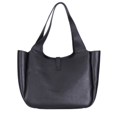  GEANTA ZEVO DAMA NEAGRA PIELE NATURALA TIP SHOPPER ILINCA