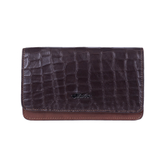 GEANTA ZEVO CLUTCH DAMA MARO PIELE NATURALA ILINCA