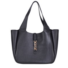  GEANTA ZEVO DAMA NEAGRA PIELE NATURALA TIP SHOPPER ILINCA