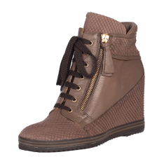 GHETE DAMA MARO PRINT SARPE PIELE NATURALA CU PLATFORMA IVANNA