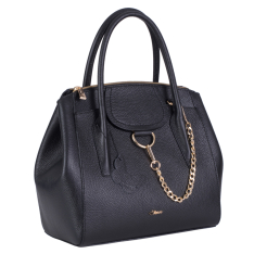 GEANTA ZEVO DAMA NEAGRA PIELE NATURALA DIMENSIUNE MARE LANA