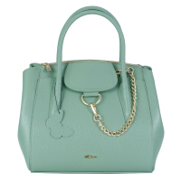 GEANTA ZEVO DAMA VERDE MENTA PIELE NATURALA DIMENSIUNE MARE LANA