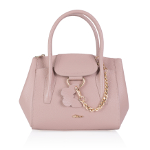 GEANTA ZEVO DAMA ROZ PRAFUIT PIELE NATURALA DIMENSIUNE MICA LANA