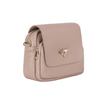 GEANTA ZEVO DAMA CREM PIELE NATURALA DETALIU ALBINA LARISA