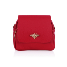 GEANTA ZEVO DAMA ROSIE PIELE NATURALA DETALIU ALBINA LARISA