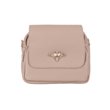 GEANTA ZEVO DAMA CREM PIELE NATURALA DETALIU ALBINA LARISA