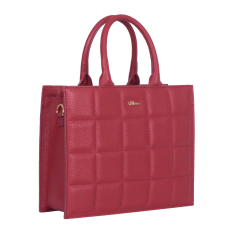 GEANTA ZEVO DAMA ROSIE PIELE NATURALA MARIME MEDIE LIANA