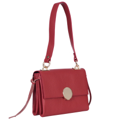 GEANTA ZEVO DAMA ROSU DESCHIS PIELE NATURALA CATARAMA AURIE LILIBET