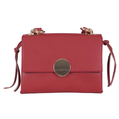 GEANTA ZEVO DAMA ROSU DESCHIS PIELE NATURALA CATARAMA AURIE LILIBET