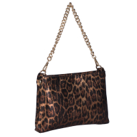 GEANTA ZEVO DAMA PIELE NATURALA GLITTER ANIMAL PRINT LORETA