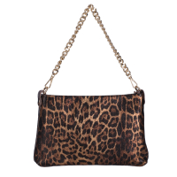 GEANTA ZEVO DAMA PIELE NATURALA GLITTER ANIMAL PRINT LORETA