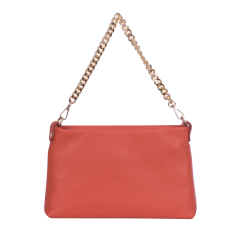 GEANTA ZEVO DAMA PIELE NATURALA ORANJ LORETA