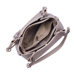 GEANTA ZEVO DAMA NUDE PIELE NATURALA LUNA