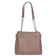 GEANTA ZEVO DAMA BEJ PIELE NATURALA LUNA