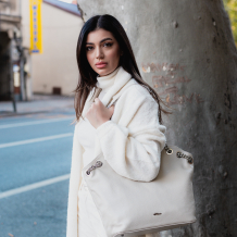  GEANTA ZEVO DAMA NUDE PIELE NATURALA DETALIU LANT MADALINA