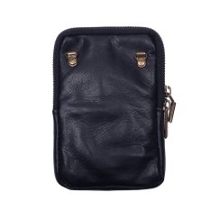 PORT TELEFON ZEVO NEGRU PIELE NATURALA SI BLANA PONEI PRINT LEOPARD MARE MADALINA