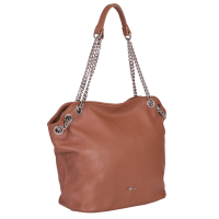  GEANTA ZEVO DAMA CARAMEL PIELE NATURALA DETALIU LANT MADALINA