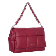 GEANTA ZEVO DAMA ROSU VISINIU PIELE NATURALA MADLEN