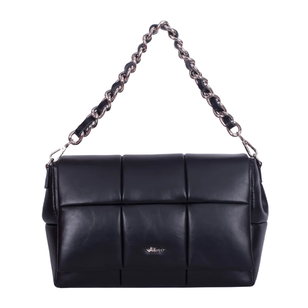 おか GEANTA ZEVO DAMA NEAGRA PIELE NATURALA MADLEN