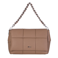 GEANTA ZEVO DAMA BEJ PIELE NATURALA MADLEN