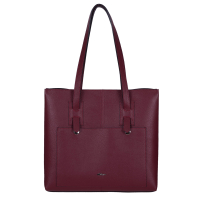 GEANTA ZEVO SHOPPER DAMA ROSU VISINIU PIELE NATURALA MANERE INALTE MAGDALENA