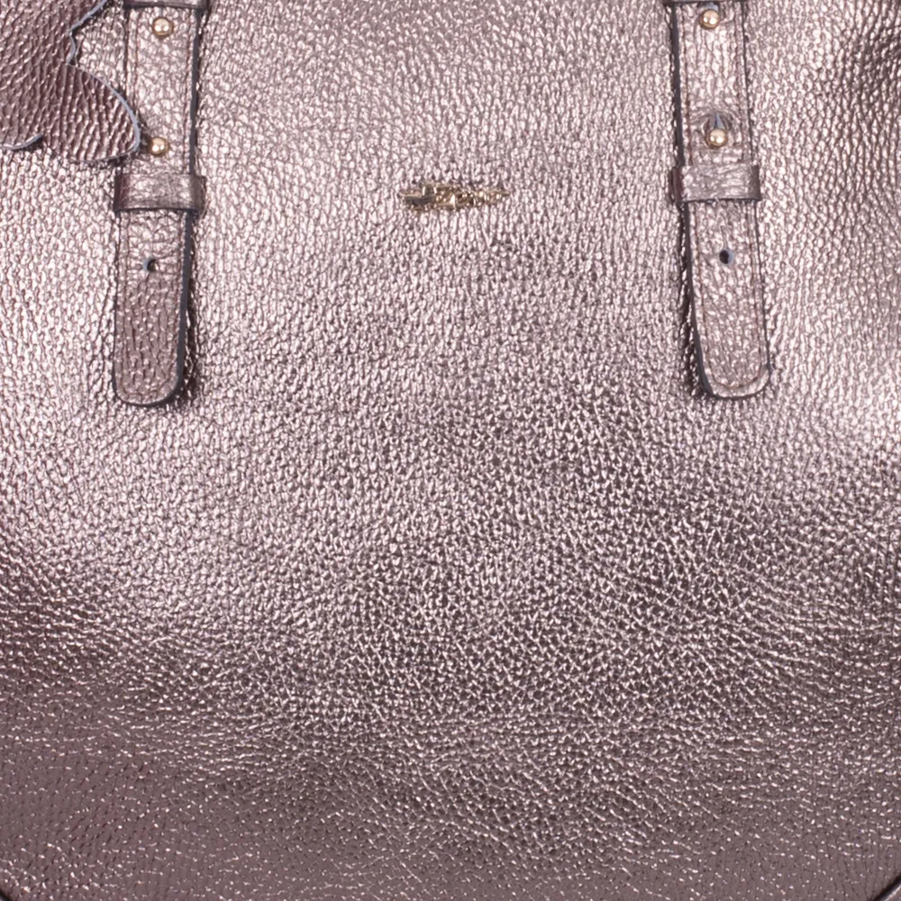 GEANTA ZEVO SHOPPER DAMA BRONZ PIELE NATURALA FORMA CERC MALVINA