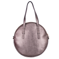 GEANTA ZEVO SHOPPER DAMA BRONZ PIELE NATURALA FORMA CERC MALVINA