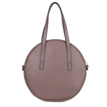 GEANTA ZEVO SHOPPER DAMA TAUPE PIELE NATURALA FORMA CERC MALVINA