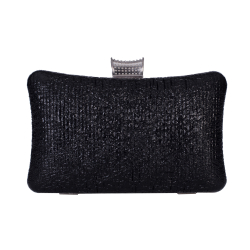 GEANTA PLIC NEAGRA PENTRU OCAZIE MATERIAL STRALUCITOR MARGARETA