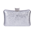 GEANTA PLIC ARGINTIE PENTRU OCAZIE MATERIAL STRALUCITOR MARGARETA