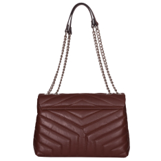 GEANTA ZEVO DAMA CIOCOLATA PIELE NATURALA MODEL V MARGOT