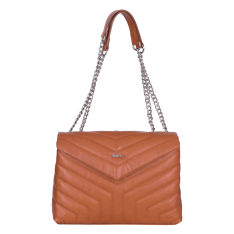 GEANTA ZEVO DAMA CARAMEL PIELE NATURALA MODEL V MARGOT