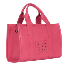  GEANTA ZEVO DAMA ROZ BARBIE PIELE NATURALA DETALIU FLUTURE MARIA