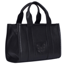  GEANTA ZEVO DAMA NEAGRA PIELE NATURALA DETALIU FLUTURE MARIA