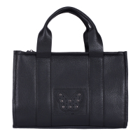  GEANTA ZEVO DAMA NEAGRA PIELE NATURALA DETALIU FLUTURE MARIA