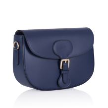 GEANTA ZEVO DAMA PIELE NATURALA BLEUMARIN TIP POSTAS MARINA