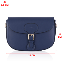 GEANTA ZEVO DAMA PIELE NATURALA BLEUMARIN TIP POSTAS MARINA