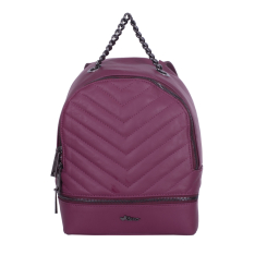 RUCSAC ZEVO DAMA VIOLET PIELE NATURALA MARIME MEDIU MARIUCA