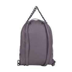 RUCSAC ZEVO DAMA GREJ PIELE NATURALA MARIME MINI MARIUCA