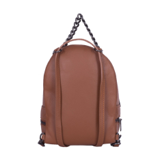 RUCSAC ZEVO DAMA CARAMEL PIELE NATURALA MARIME MINI MARIUCA