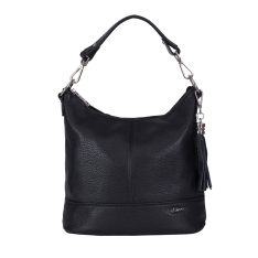  GEANTA ZEVO DAMA NEAGRA PIELE NATURALA MARTA