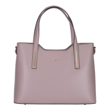 GEANTA ZEVO DAMA OFFICE ROZ PRAFUIT PIELE NATURALA DIMENSIUNE MARE MINA