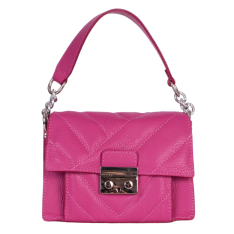 GEANTA ZEVO DAMA FUCSIA PIELE NATURALA TIP POSTAS MIRIAM