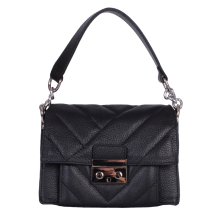 GEANTA ZEVO DAMA NEAGRA PIELE NATURALA TIP POSTAS MIRIAM