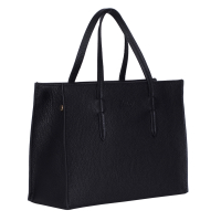  GEANTA ZEVO DAMA NEAGRA PIELE NATURALA TEXTURATA MARIME MEDIE NADINE