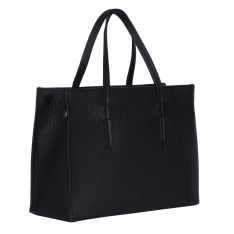  GEANTA ZEVO DAMA NEAGRA PIELE NATURALA TEXTURATA MARIME MEDIE NADINE