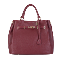  GEANTA ZEVO OFFICE DAMA ROSU VISINIU PIELE NATURALA OTILIA